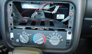 1996 Pontiac Firebird You'll have to modify your vehicle's sub-dash to install a new car stereo.