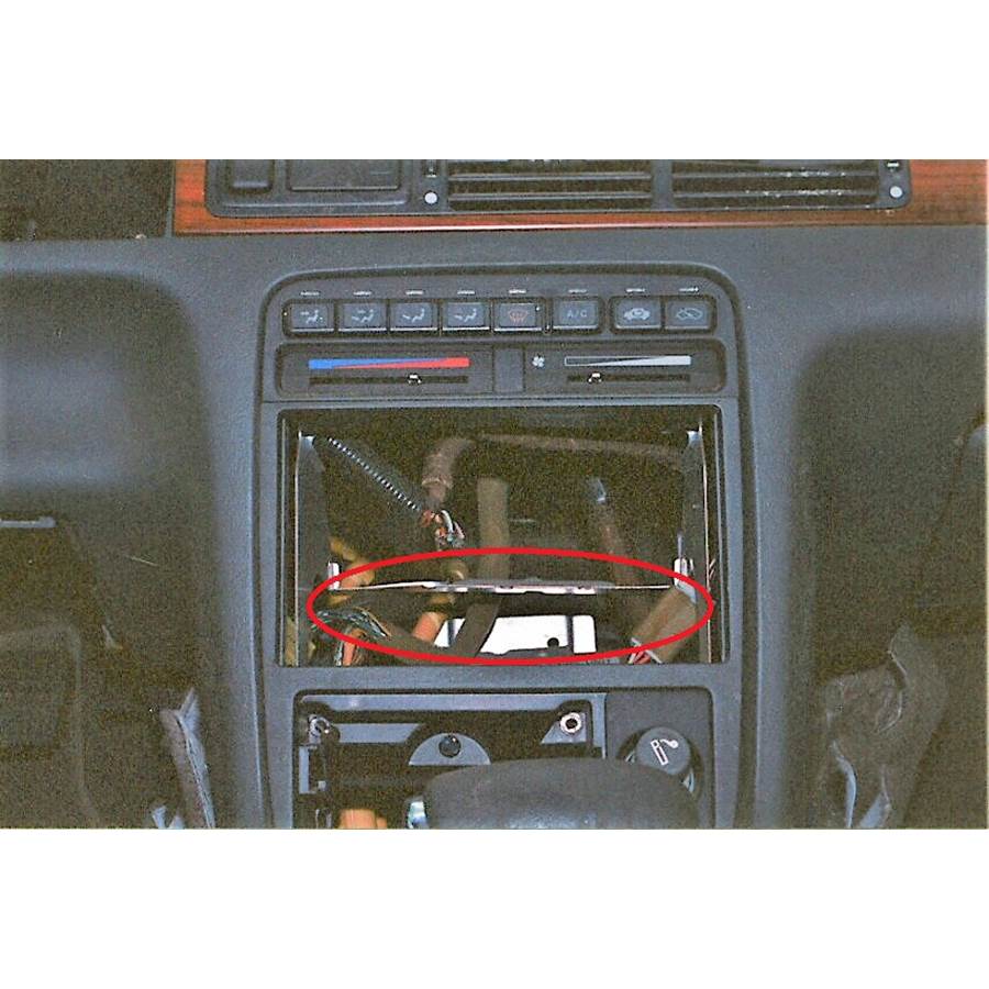 2001 Lincoln Navigator You'll have to modify your vehicle's sub-dash to install a new car stereo.