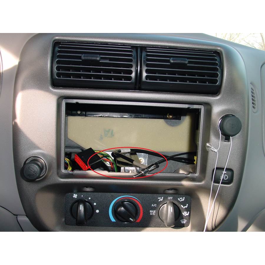 2010 Ford Ranger You'll have to modify your vehicle's sub-dash to install a new car stereo.