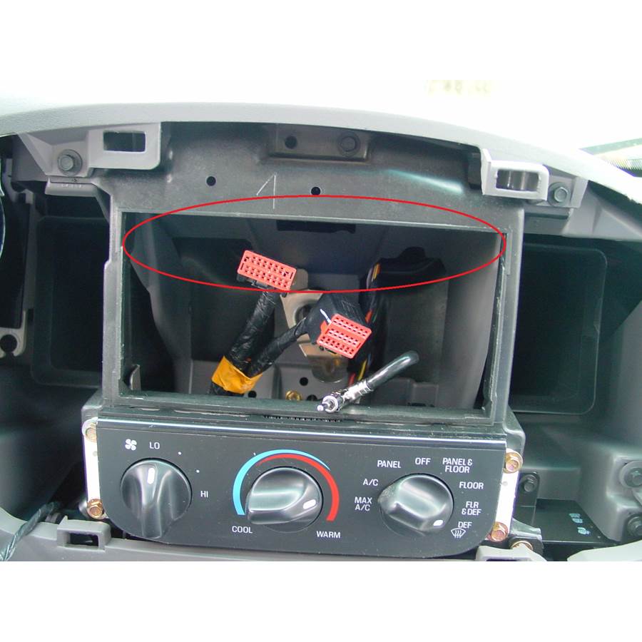 2004 Ford F-150 You'll have to modify your vehicle's sub-dash to install a new car stereo.