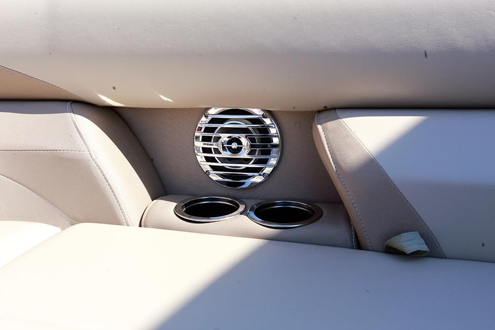 Installing a stereo system on a pontoon boat