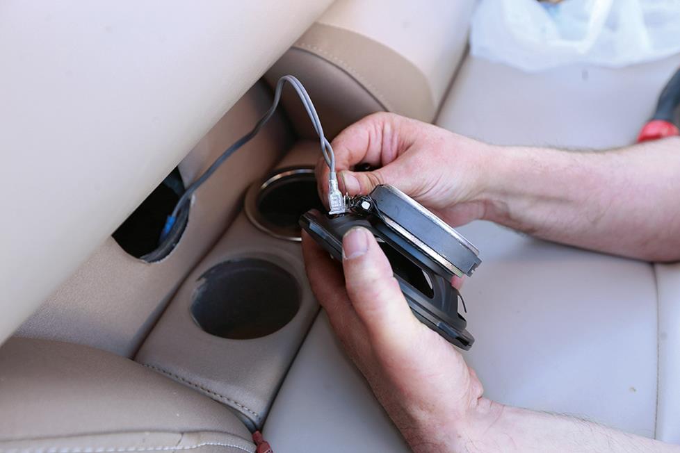 Installing a stereo system on a pontoon boat