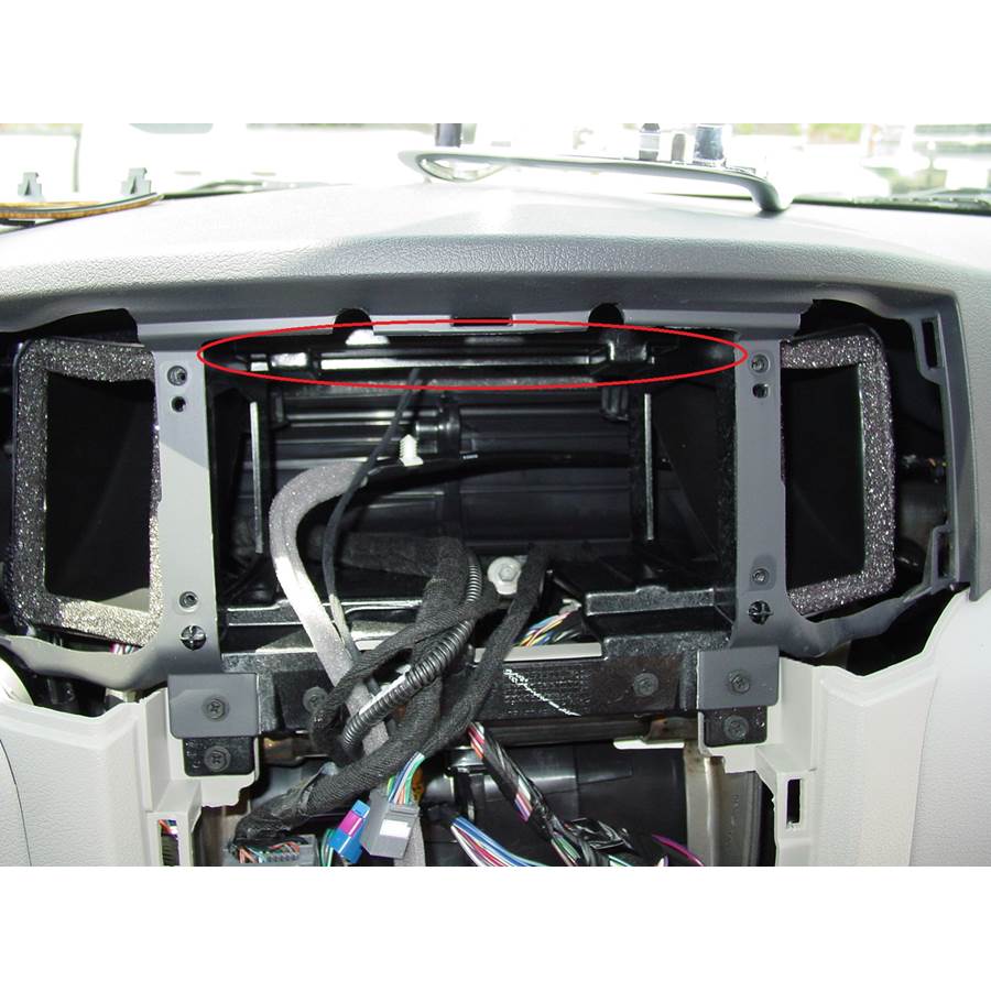2010 Jeep Grand Cherokee You'll have to modify your vehicle's sub-dash to install a new car stereo.
