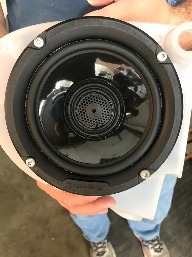 The new speaker in the pod