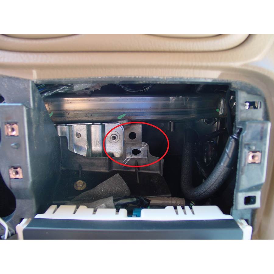 2009 Chevrolet TrailBlazer You'll have to modify your vehicle's sub-dash to install a new car stereo.