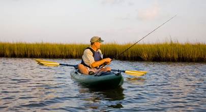 Add a fish finder, lights, and more to your kayak