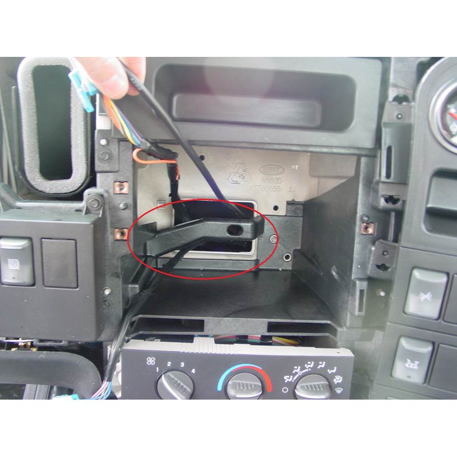 2005 Chevrolet C4500 You'll have to modify your vehicle's sub-dash to install a new car stereo.