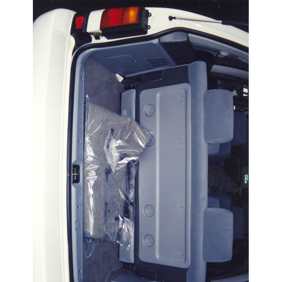 1997 Mazda MPV Cargo space