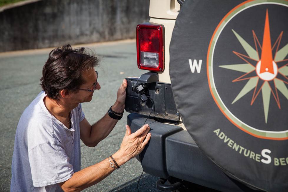 Jeep camera installation