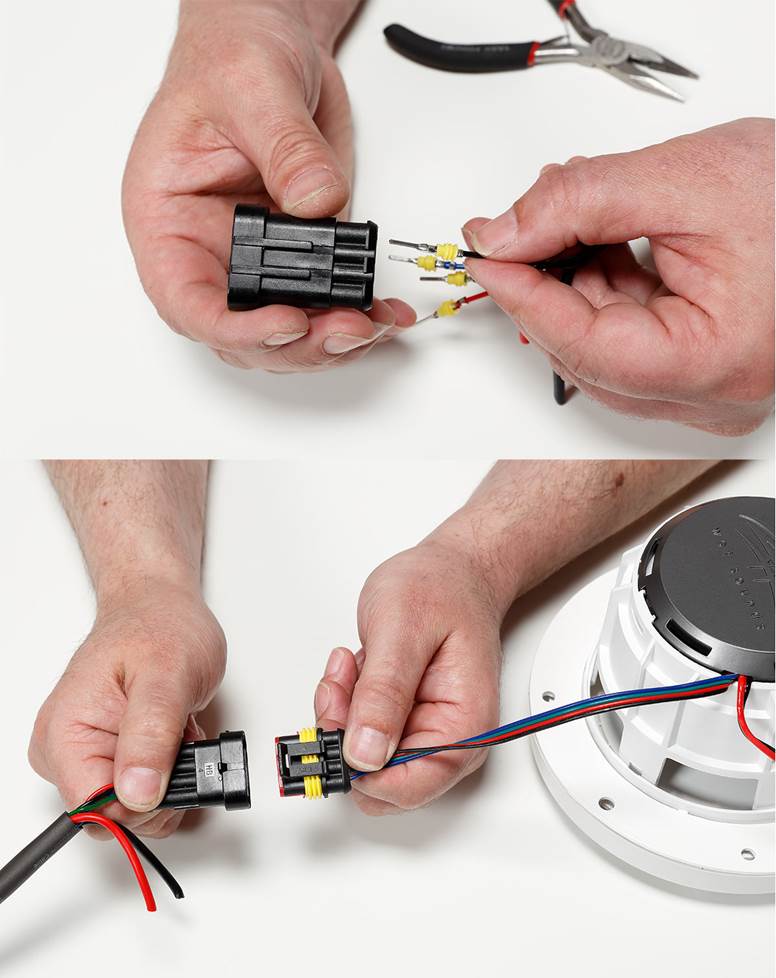 Making solderless wire connections