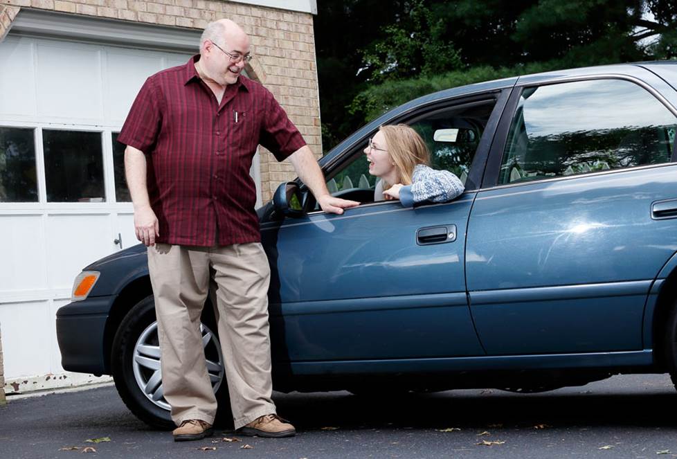 Tyler and Elizabeth enjoy the upgraded Kenwood and Rockford Fosgate system