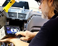 Crutchfield's research garage