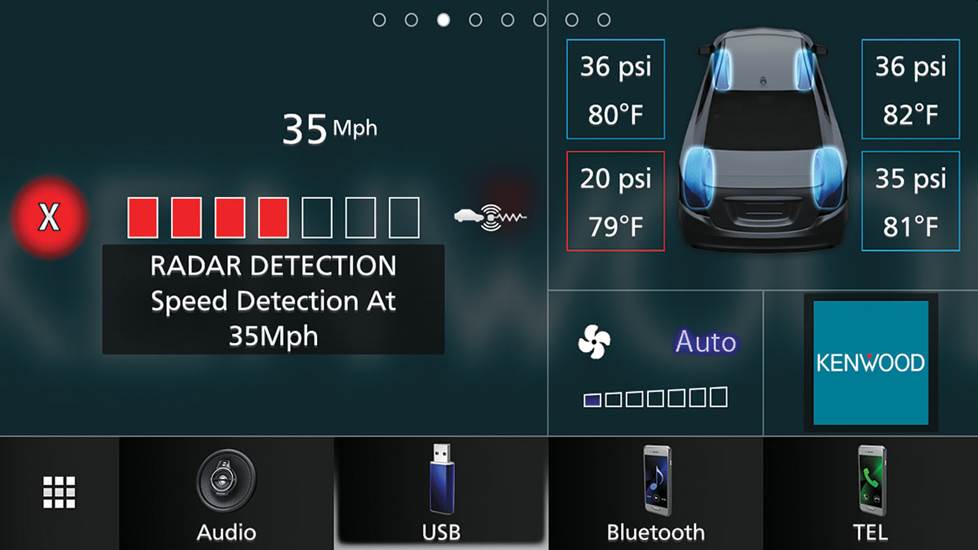 iDatalink ADS-MRR Maestro vehicle information screen