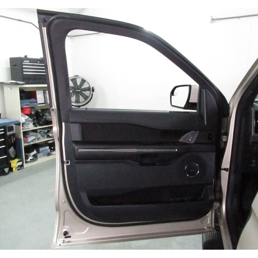 2020 Ford Expedition Front door speaker location