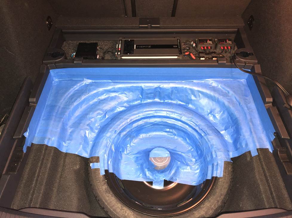 Protecting with painter's tape