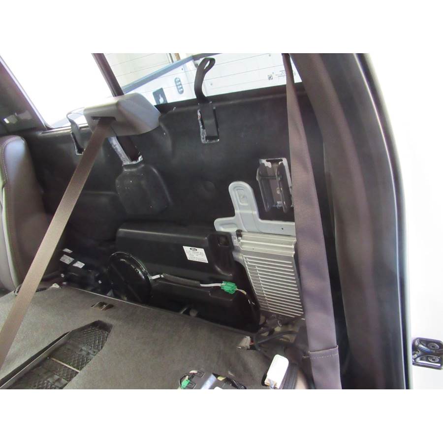2015 Ford F-150 King Ranch Factory subwoofer location