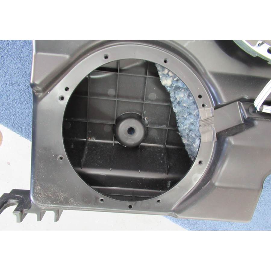 2015 Ford F-150 King Ranch Factory subwoofer removed