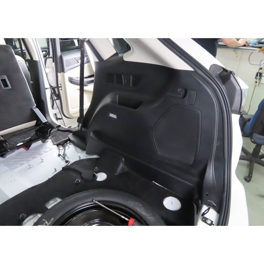 2016 Ford Edge Far-rear side speaker location