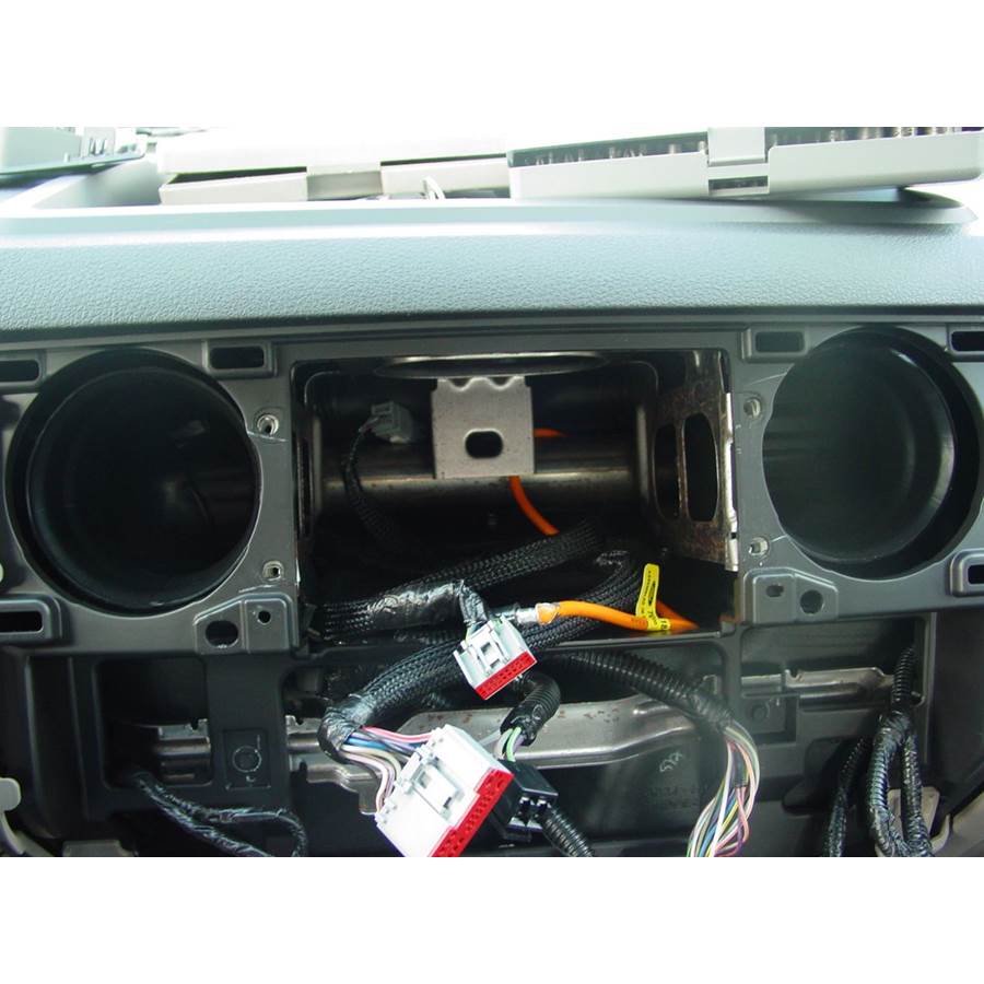 2014 Ford F-650 Factory radio removed