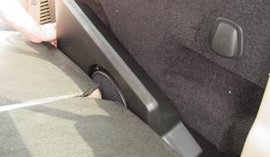 2020 Ford F-450 Platinum Factory subwoofer location