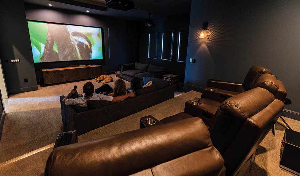 Home theater room