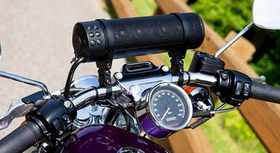 Bluetooth® motorcycle speakers bring big sound to your bike