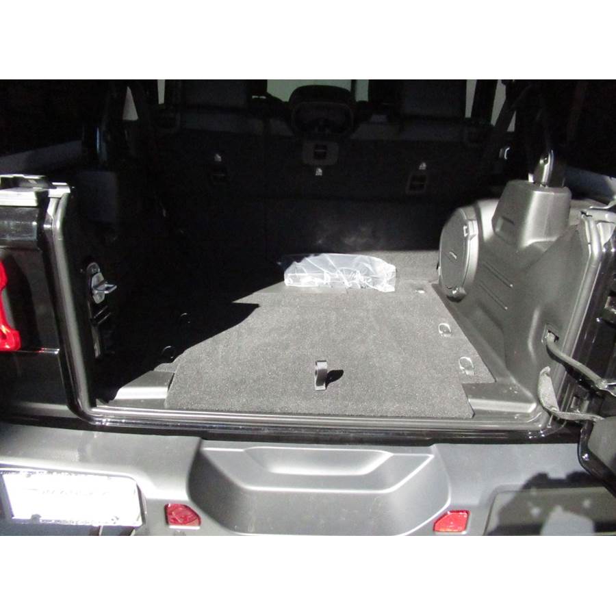 2018 Jeep Wrangler Unlimited (JL) Cargo space