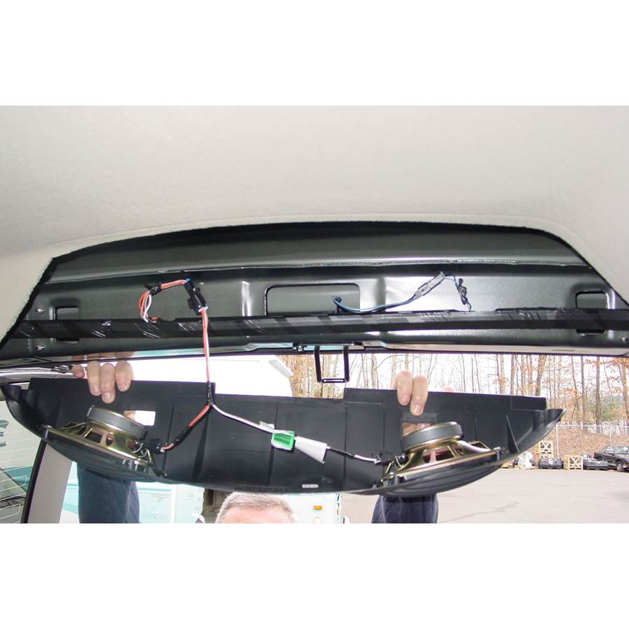 2018 Chevrolet Express Rear roof speaker location