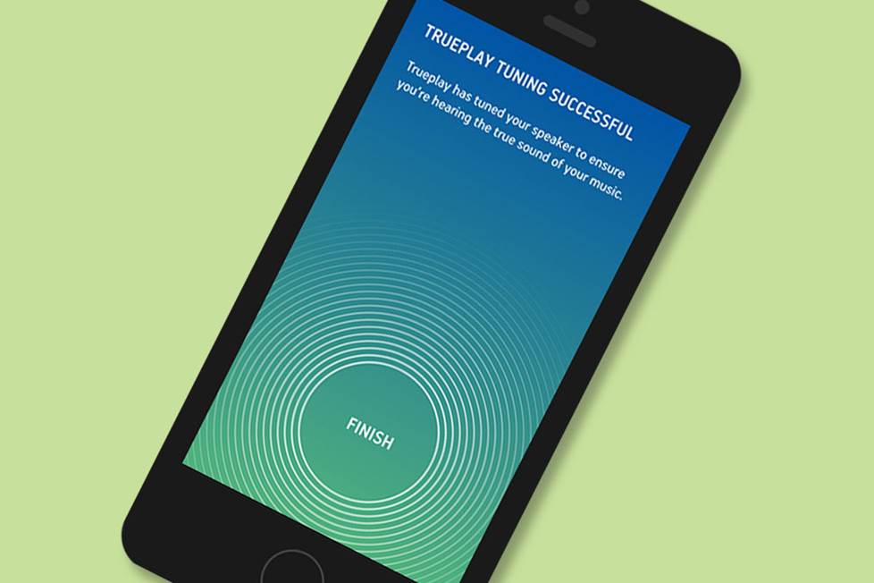 Sonos Trueplay app on phone