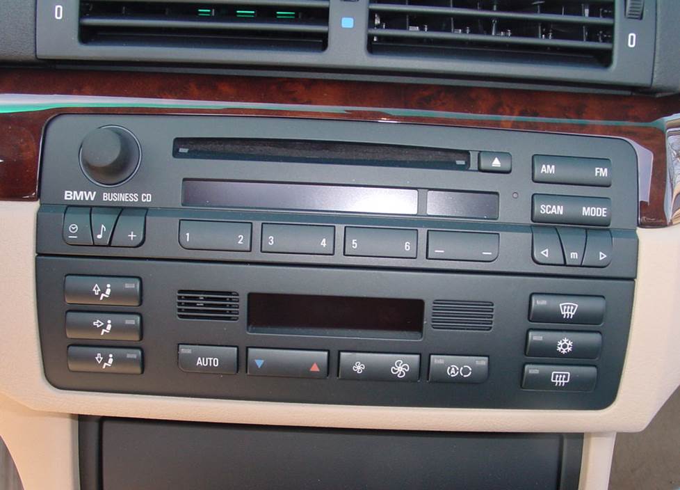 BMW 3 Series radio