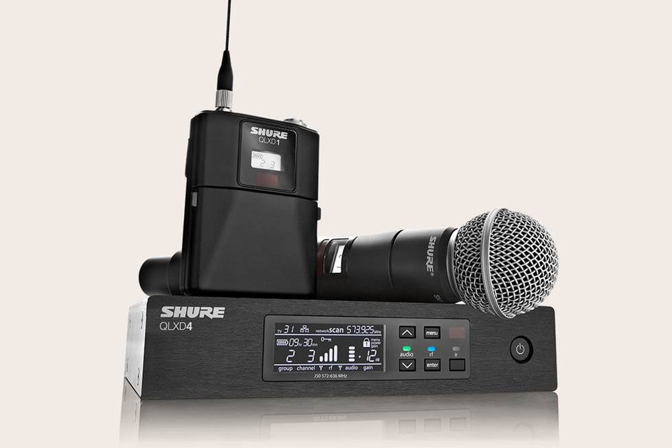 Shure wireless mic system