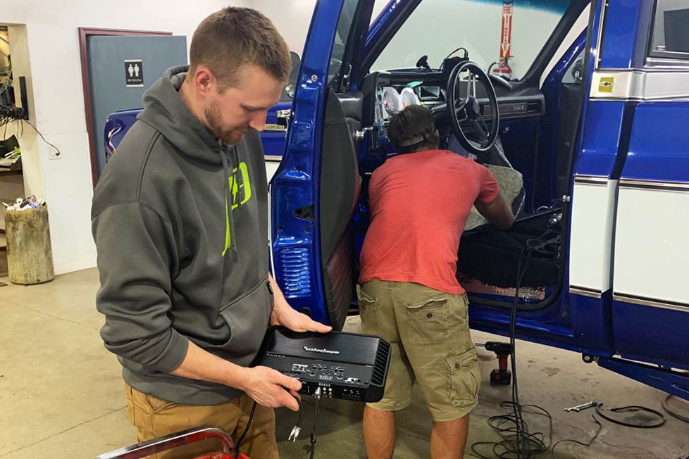 The guys working on the Chevy