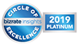 BizRate Circle of Excellence 2019 Platinum