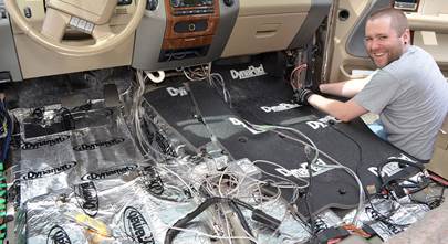 How to install sound damping material in your car