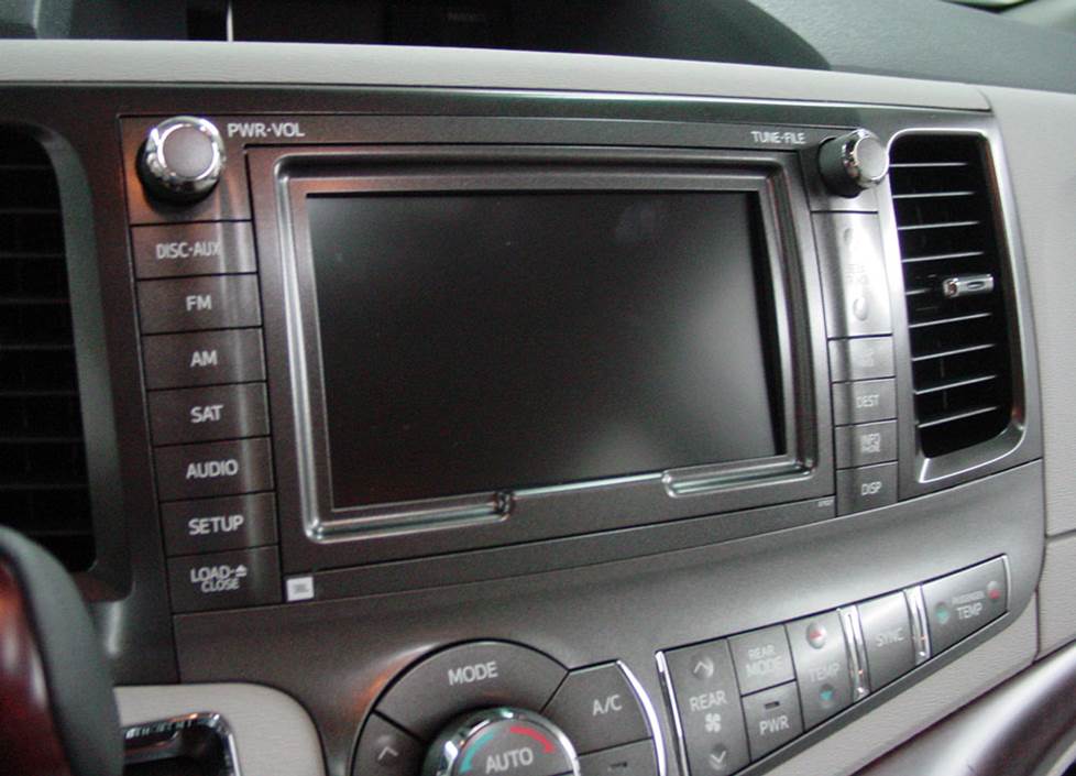 toyota sienna dvd receiver