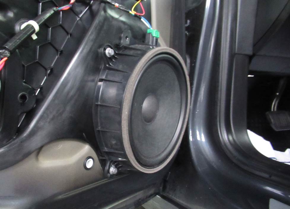 tesla model 3 door woofer