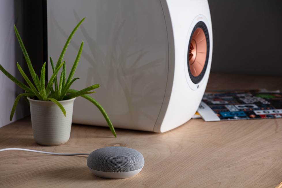 google nest mini with kef ls50 wireless ii speakers