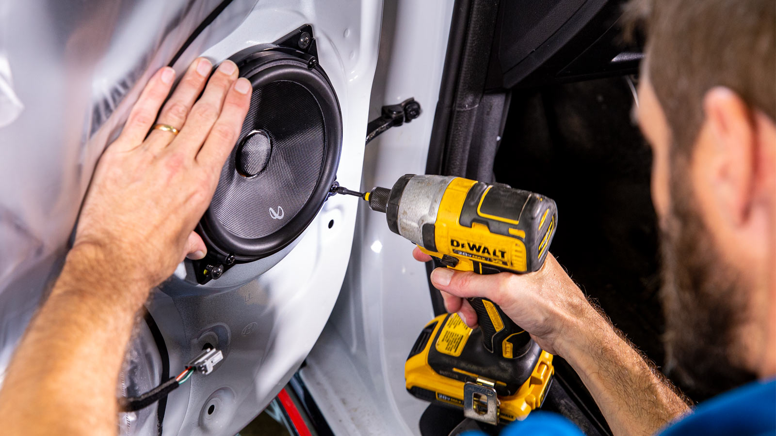 Audio upgrade in a 2020 Hyundai Veloster