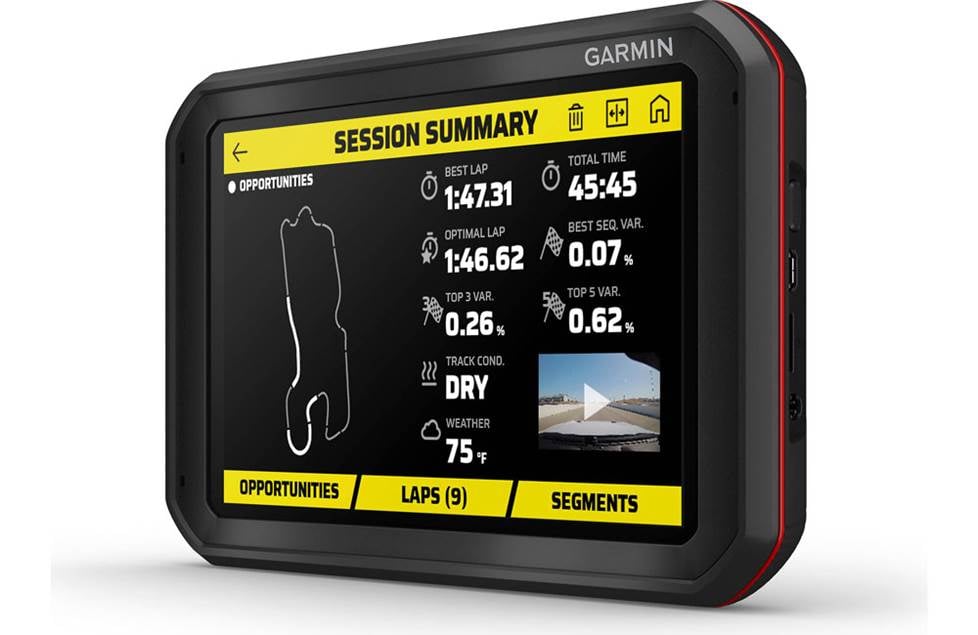 Garmin Catalyst driving performance optimizer