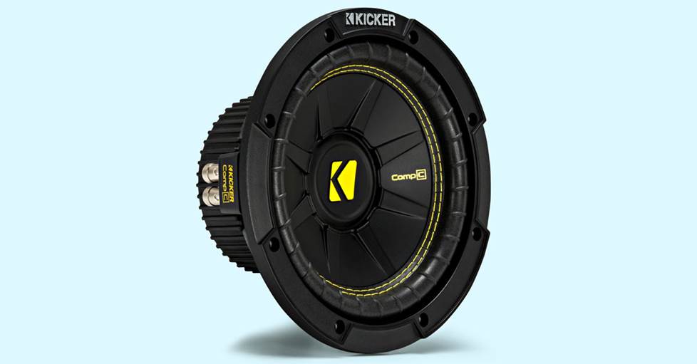 Kicker 44CWCD84 CompC Series 8" subwoofer with dual 4-ohm voice coils