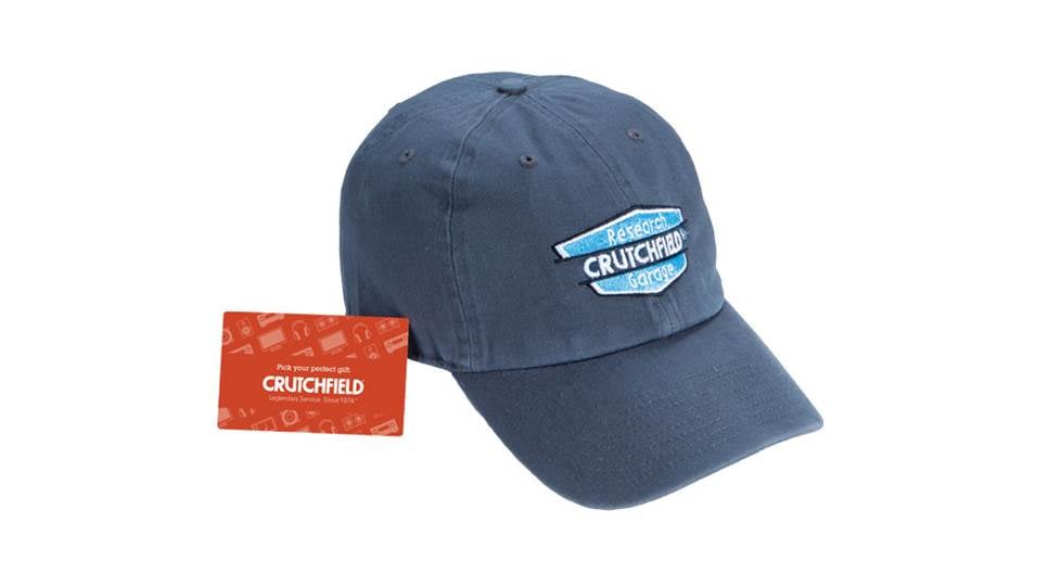 crutchfield hat and gift card