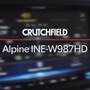 Alpine INE-W987HD Crutchfield: Alpine INE-W987HD display and controls demo