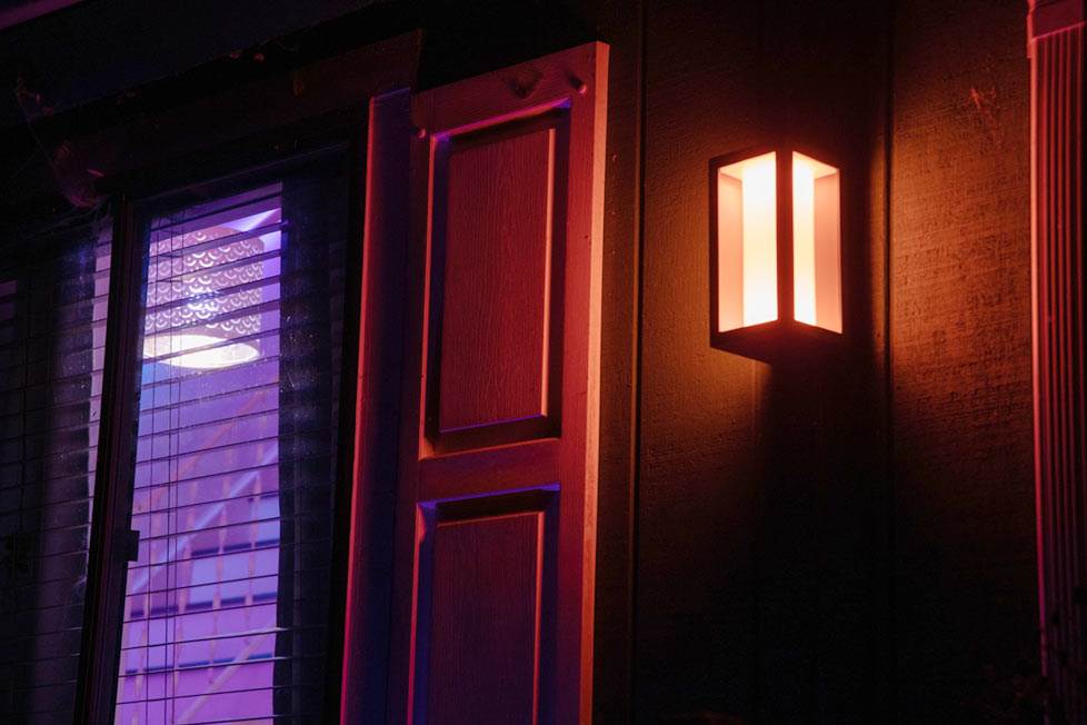 Philips Hue indoor and outdoor smart lighting