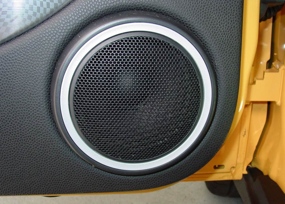 mini clubman door woofer