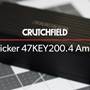 Kicker 47KEY200.4 Crutchfield: Kicker KEY200.4 car amplifier with automatic DSP