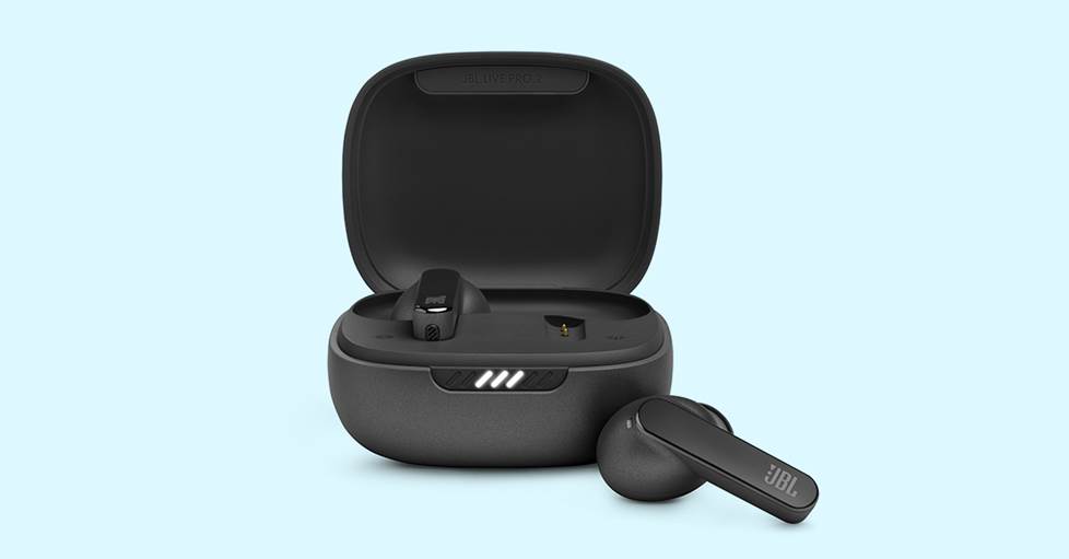 Sony WF-XB700 True wireless headphones with EXTRA BASST in their charging case