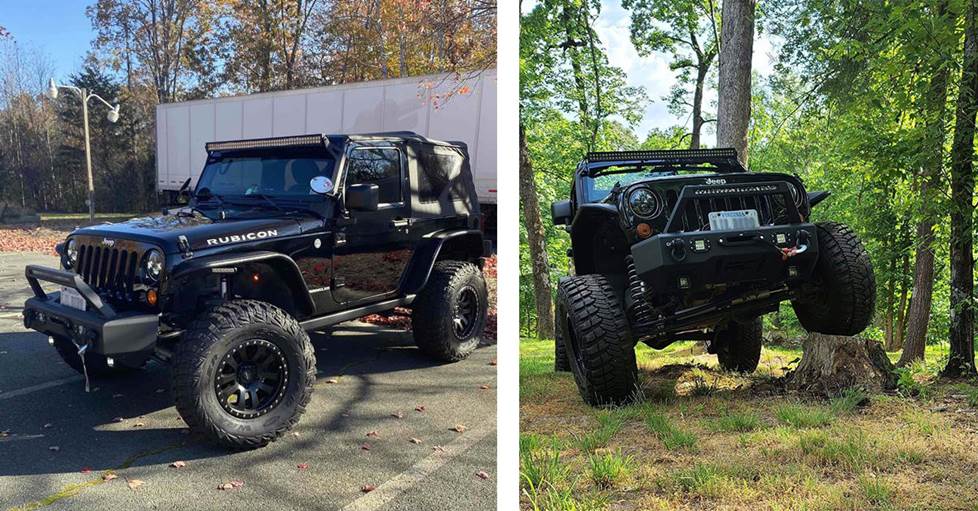 Wendy's modified Wrangler