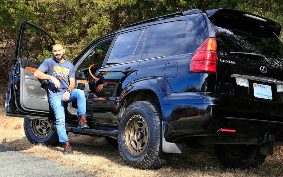 Carlos with his Lexus GX 470
