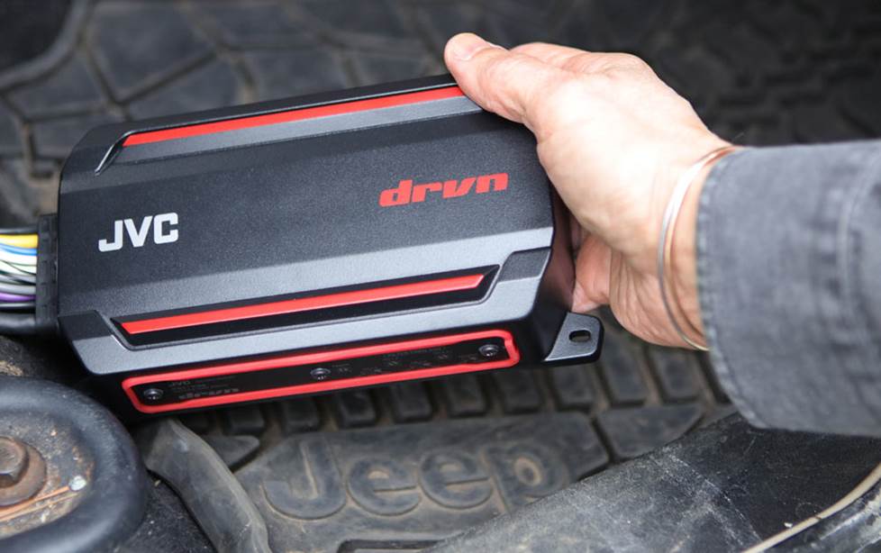 JVC in Jeep