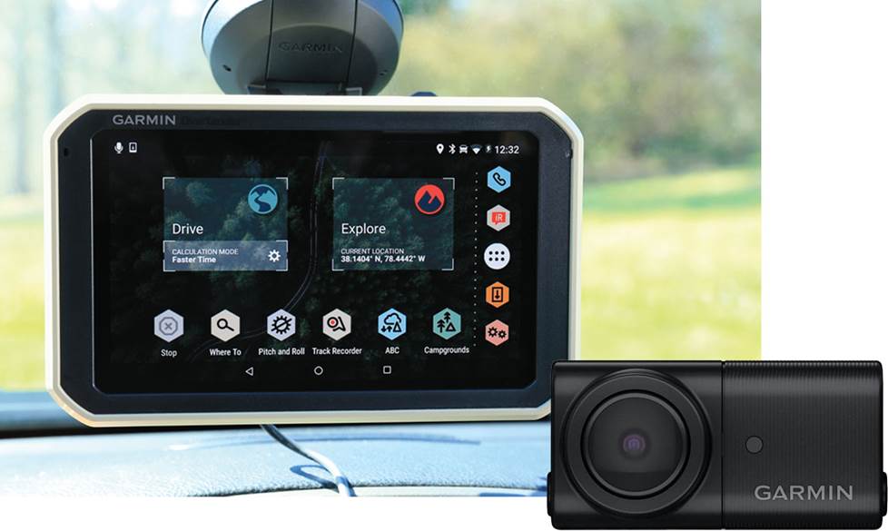 Garmin back-up camera and navigation unit.